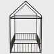 preview thumbnail 20 of 28, Twin Size Metal Bed House Bed Frame with Fence