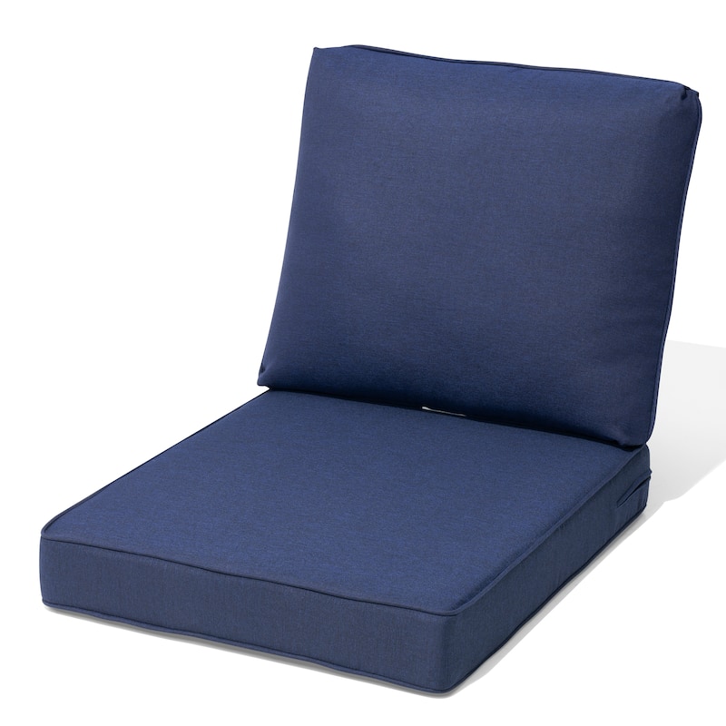 27.6 x 24.4 in Outdoor Indoor Patio Seat Cushions Set - 1PC - MIDNIGHT