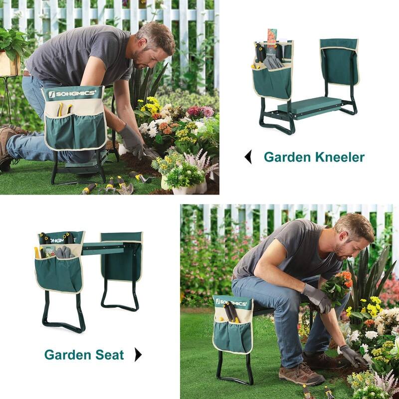 Garden Kneeler and Seat, Multifunctional Garden Kneeling Bench