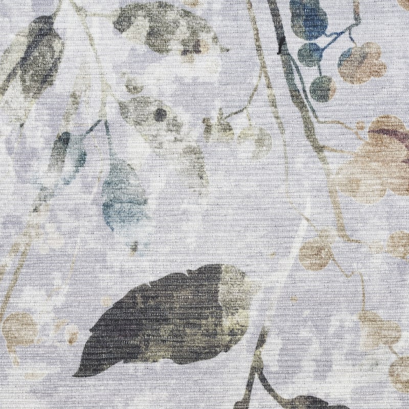 Noyeh Power Loomed Floral Non Skid Area Rug By HomeRoots - 8' x 10'