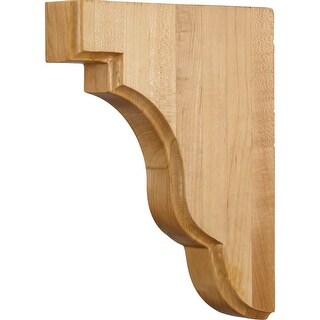 Hardware Resources Corbel with Decorative Styling, 9-1/2"H x 1-3/4"W x