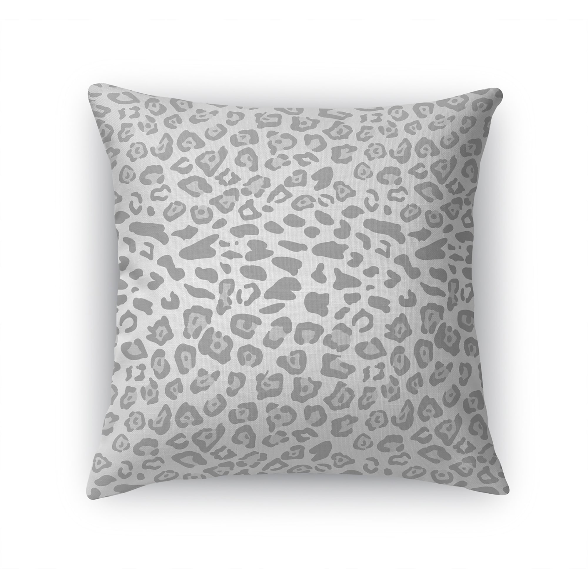 Grey leopard pillow deals