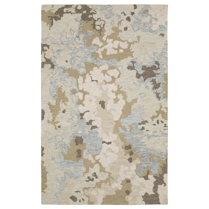 HomeRoots Abstract Modern Rectangle Area Rug - 119.69 in. x 95.67 in. x 0.39 in.