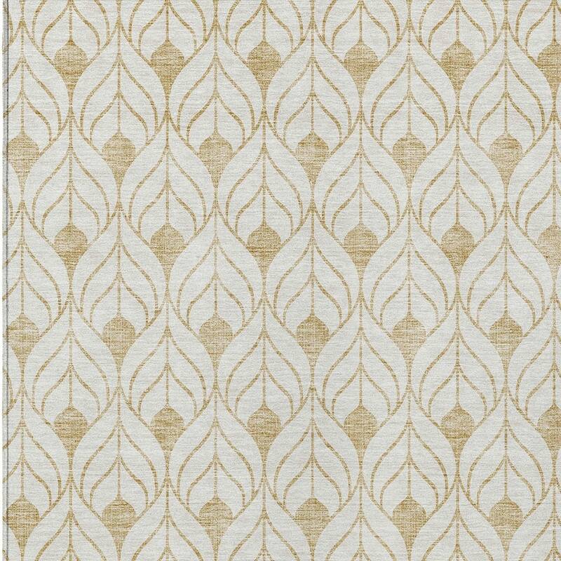HomeRoots Geometric Transitional Rectangle Outdoor Rug