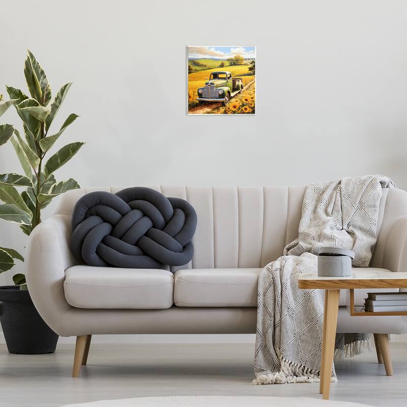 Stupell Truck Through Sunflower Field Wall Plaque Art Design By Heidi Kuntz