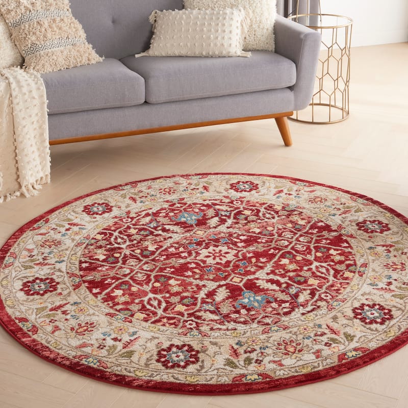 Nourison Revel Traditional Persian Floral Area Rug