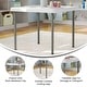 preview thumbnail 3 of 22, Indoor/Outdoor Kids Bi-Fold Plastic Folding Table - 24x24 - 23.5"W x 23.5"D x 19"H