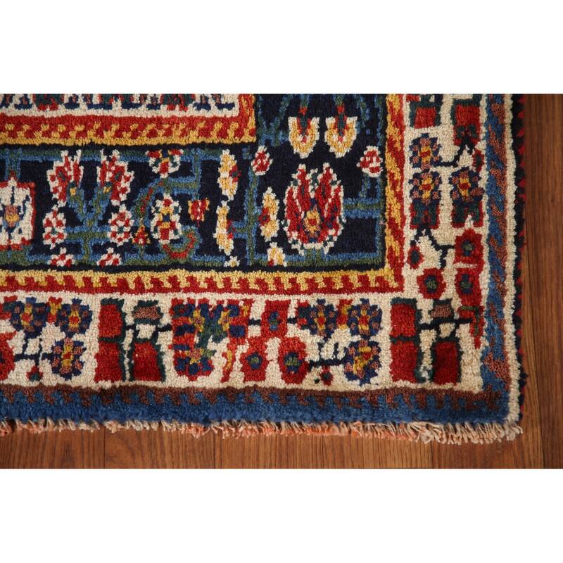 Vegetable Dye Kashkoli Persian Vintage Area Rug Handmade Wool Carpet - 5'1"x 8'4"