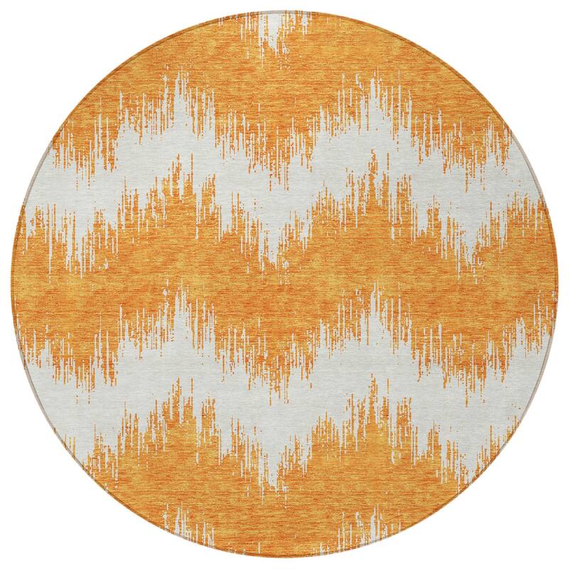 HomeRoots Chevron Transitional Rectangle Outdoor Rug