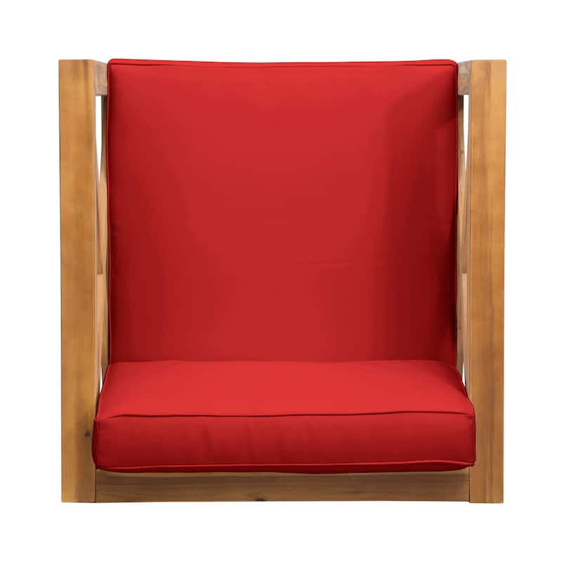 Farmhouse Outdoor Patio Lounge Chair, Bistro Chairs for Lawn, Balconies & Gardens Tanning Chair