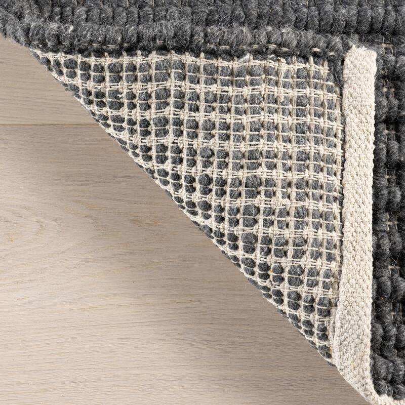 Nuloom Dorene Contemporary High-Low Striped Wool Area Rug