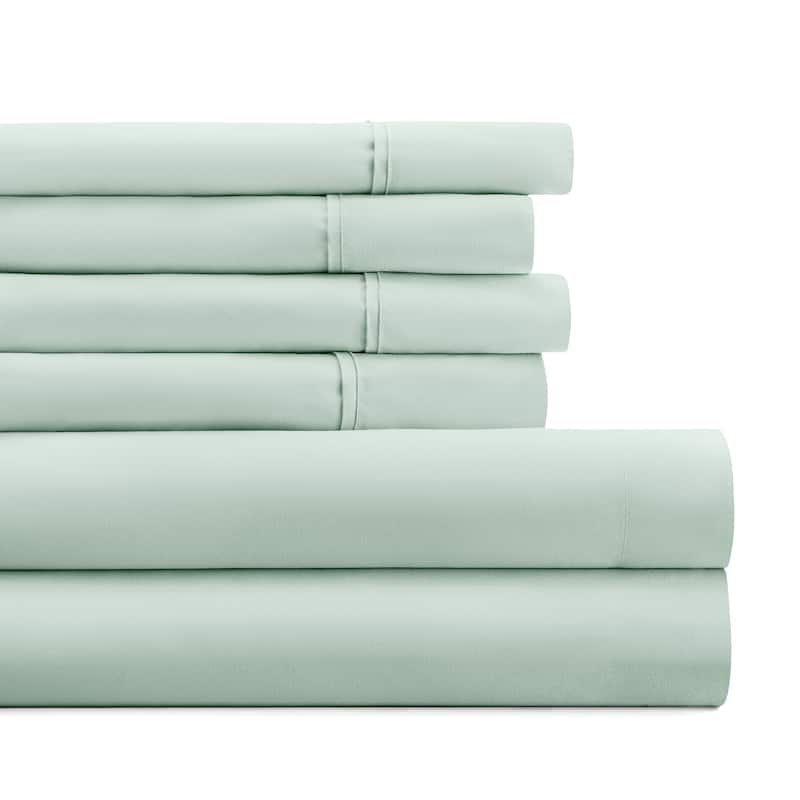 Becky Cameron Double Brushed Deep Pocket 6 Piece Sheet Set