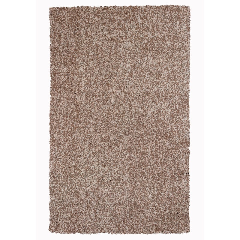 Domani Euphoria Plush Beige Heather Hand-Woven Shag Rug - 7'6" X 9'6" - Beige Heather