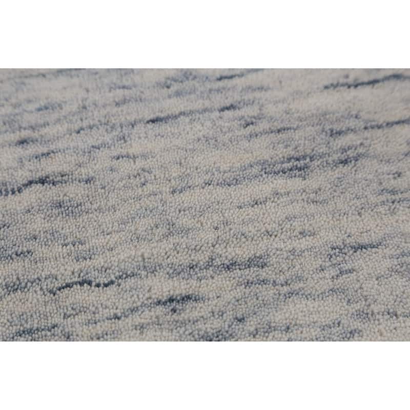 Little Animals Gabbeh Indian Area Rug Hand-Knotted Beige Wool Carpet - 8'1" x 9'11"