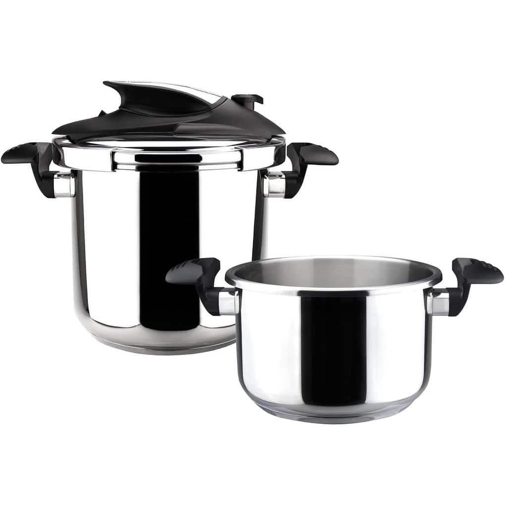 Magefesa Nova Stainless Steel Pressure Cooker Set - 4.2 & 6.3 Qts