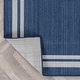 preview thumbnail 18 of 98, World Rug Gallery Border Indoor/Outdoor Flat Woven Area Rug