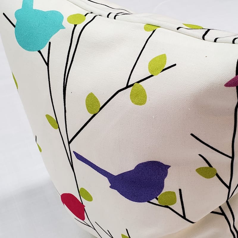 Pillow Decor Spring Birds 15x15 Decorative Pillow