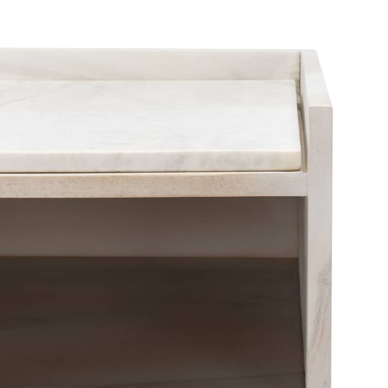 SAFAVIEH Couture Cora Rose Herringbone Nightstand - Natural