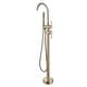 preview thumbnail 41 of 54, Freestanding Double Handle Clawfoot Tub Faucet - 8" x 47"