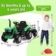preview thumbnail 27 of 33, Kids Ride on Tractor with Remote Control, 12V Battery Powered Electric Tractor