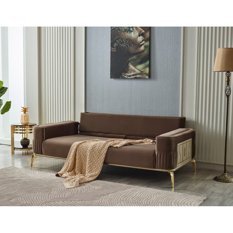 Aracely 3-Pieces One Sofa Two Chair Living Room Set