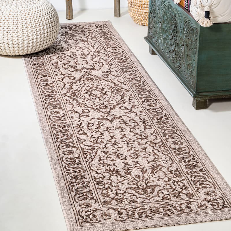 JONATHAN Y Sintra Ornate Medallion Indoor/Outdoor Area Rug