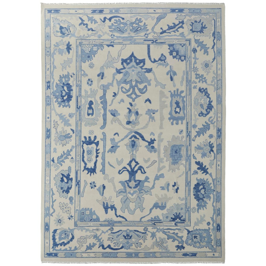 Grand Bazaar Larson Hand Knotted Floral & Botanical Transitional Area Rug