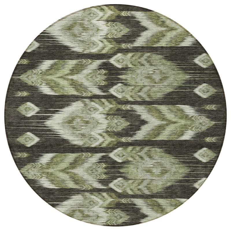HomeRoots Southwestern Transitional Rectangle Outdoor Rug