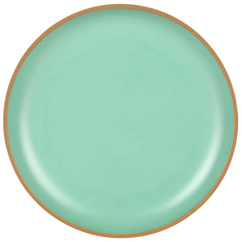 Gibson Home Rockabye 12 Piece Double Bowl Melamine Dinnerware Set