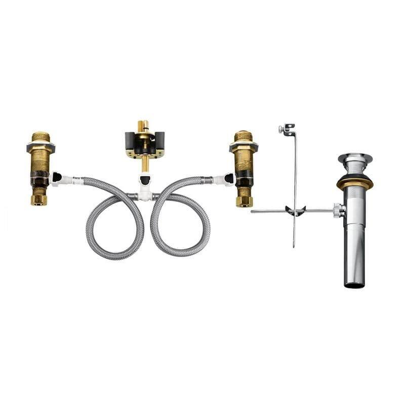 Moen M-PACT 1/2" IPS Widespread Faucet Rough-In Valve with Drain