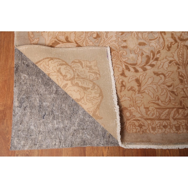 Kerman Persian Antique Large Rug Hand-Knotted Wool Carpet - 10'6"x 19'9"