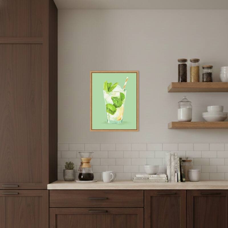 Mojito by Jolly and Dash (16 x 20 in.), Framed Canvas Wall Art Print