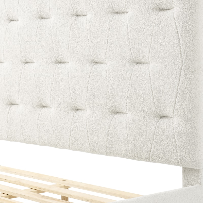 Corvus Somme Tufted Upholstered Platform Bed