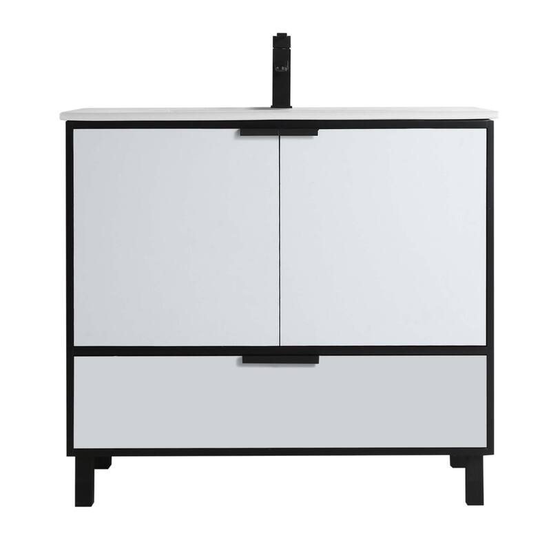 Fine Fixture Bathroom Vanity and Sink, ADA Compliant