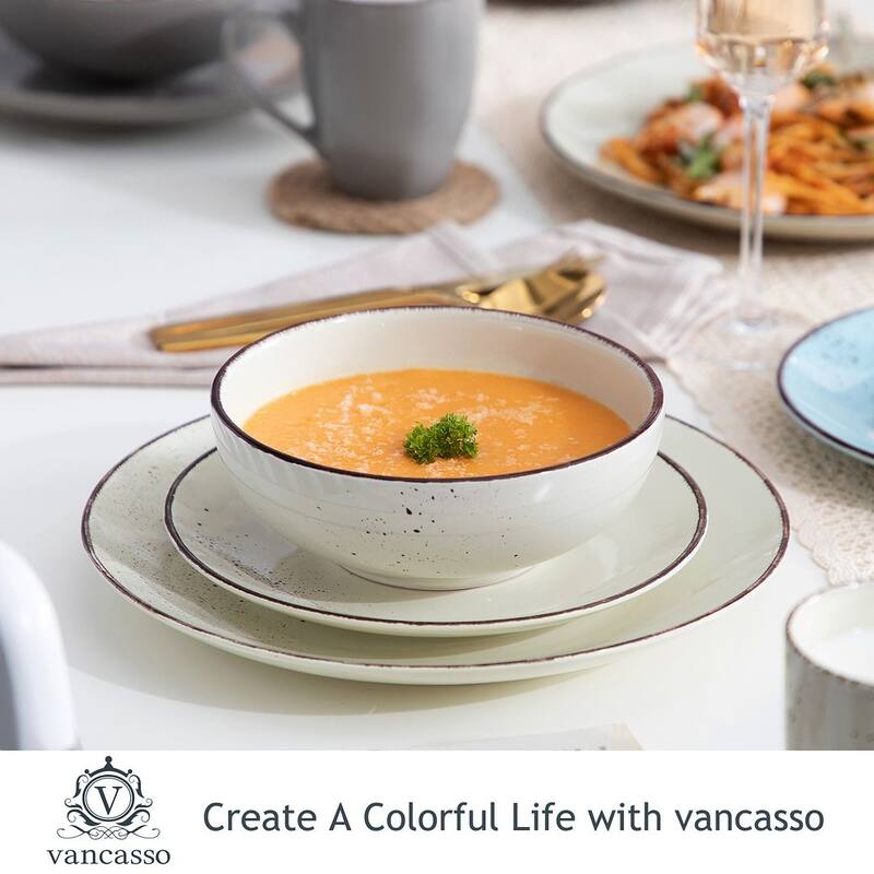 vancasso Casual 32-piece Stoneware Dinnerware Set (Service for 8)