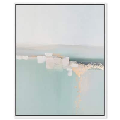 Shimmering Calm Canvas by Art Remedy