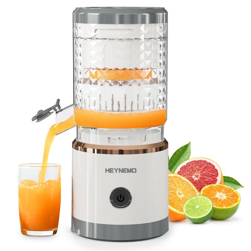 Electric Citrus Juicer for Fresh Orange, Lemon, Lime, Kiwi - N/A