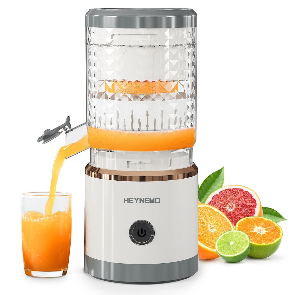 Electric Citrus Juicer for Fresh Orange, Lemon, Lime, Kiwi - N/A