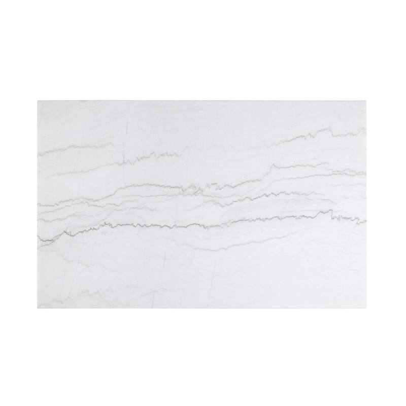 Furniture of America Nayel Modern Natural Genuine Marble 60-inch Counter Height Dining Table with Shelves