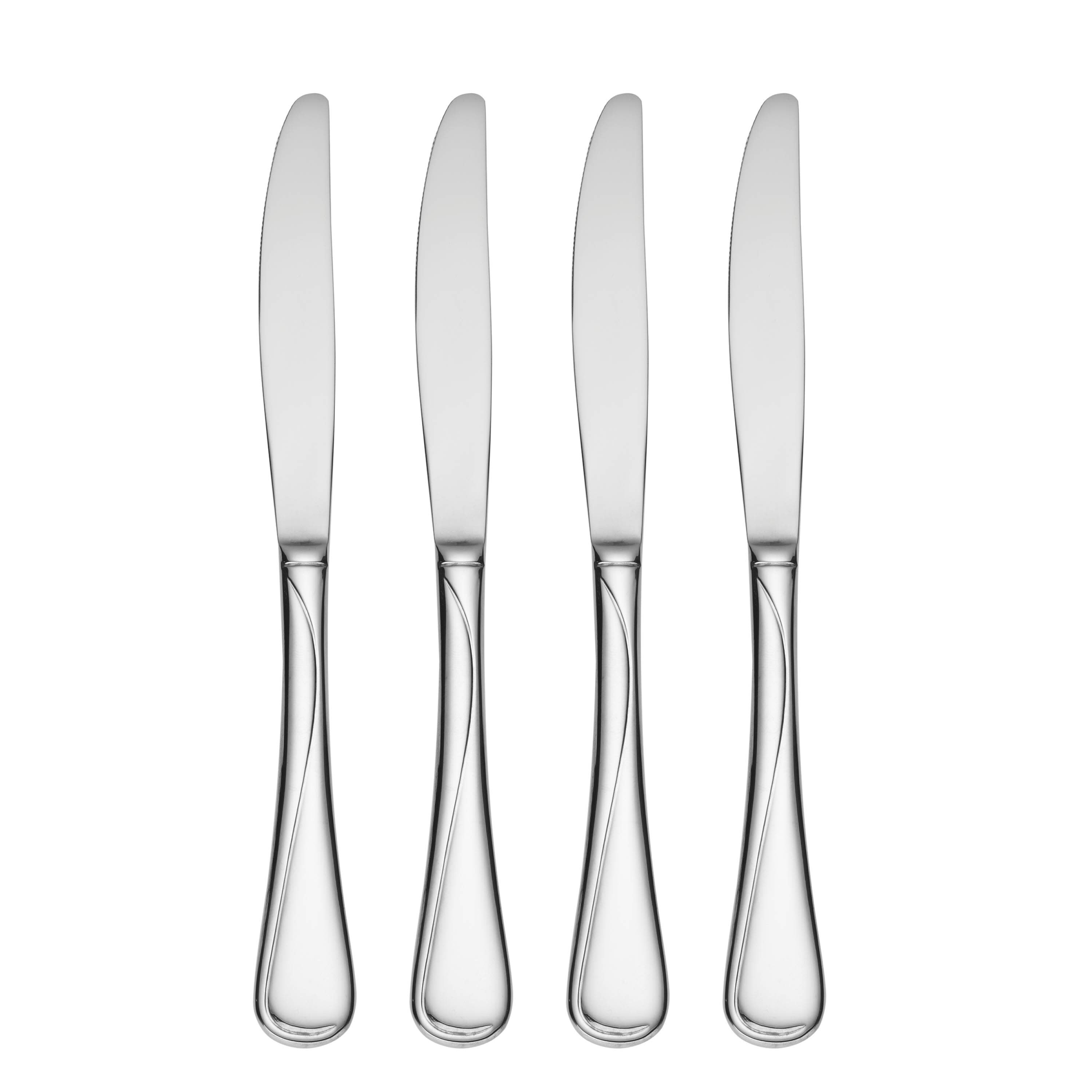 Oneida Flight 4 Piece Dinner Knife Set, 18/0 Stainless Steel - Bed