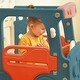 preview thumbnail 70 of 74, Freestanding Bus Toy with Slide and Swing - Indoor and Outdoor Playset for Toddlers with Basketball Hoop