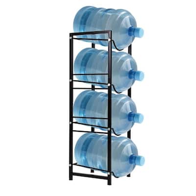 4-Tier Heavy Duty Bottle Storage for 5 Gallon Water Dispenser and Jug Holder