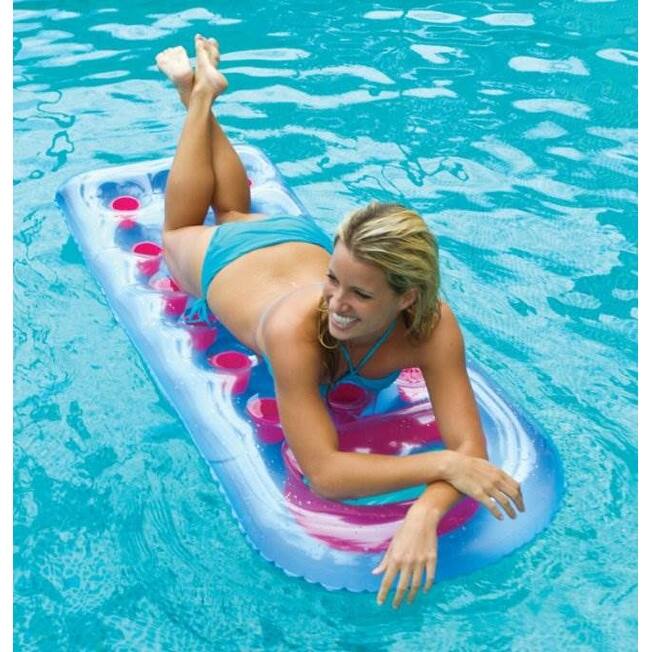 Intex 18-Pocket Suntanner Lounge Pool Float - (Set of 4) | 59895EP - 2.2