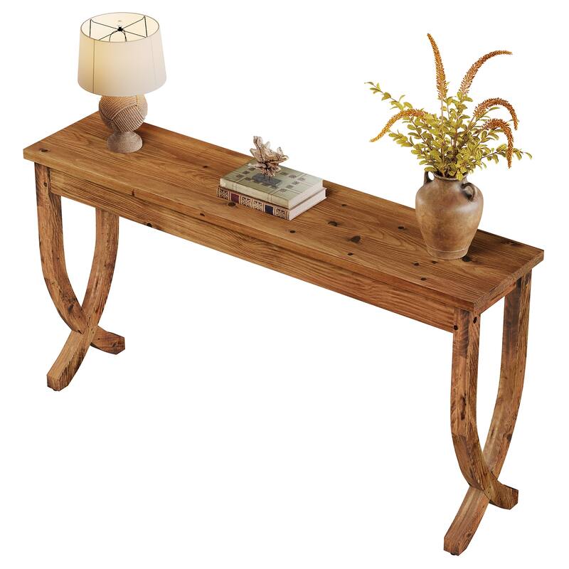 Solid Wood Console Table, Entryway Sofa Table, Living Room Hallway Entrance Foyer Accent Side Table