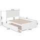 preview thumbnail 37 of 64, Nantucket Solid Wood Platform Bed with Matching Footboard & Twin Trundle