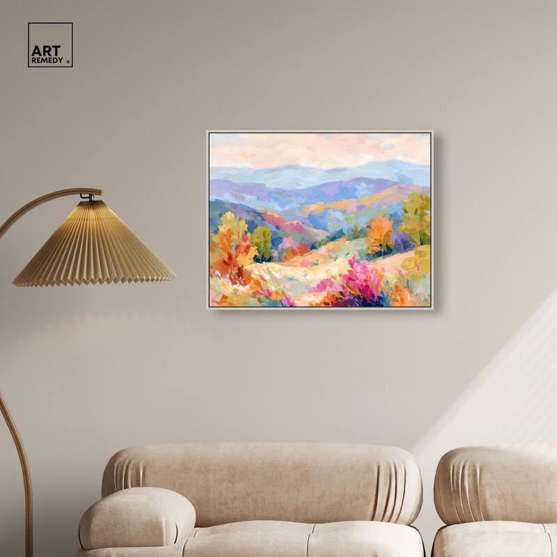 Colorful Valley II Canvas by Art Remedy