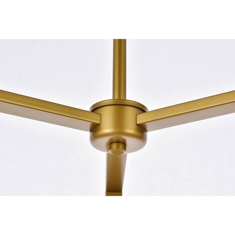Viola 3 Light Pendant in black - 14 Inch