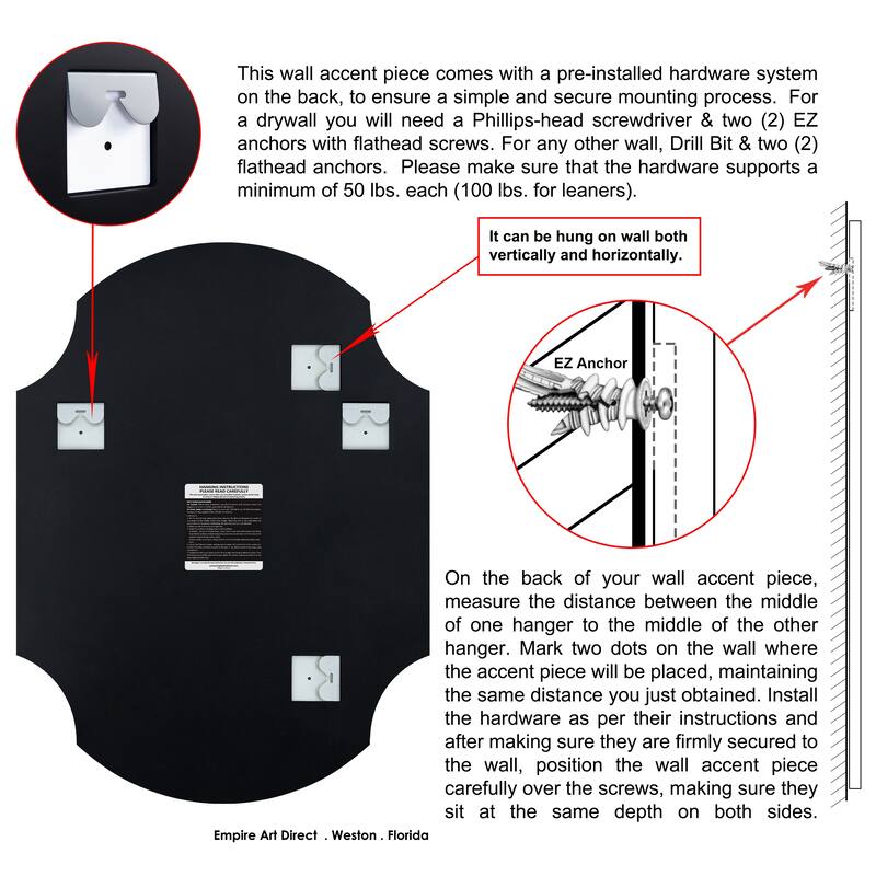 Frameless Beveled Octagonal Scallop Black Matte Finished Wall Mirror, 1" Beveled Rectangular Scalloped Mirror - 28" x 38" x 0.6"