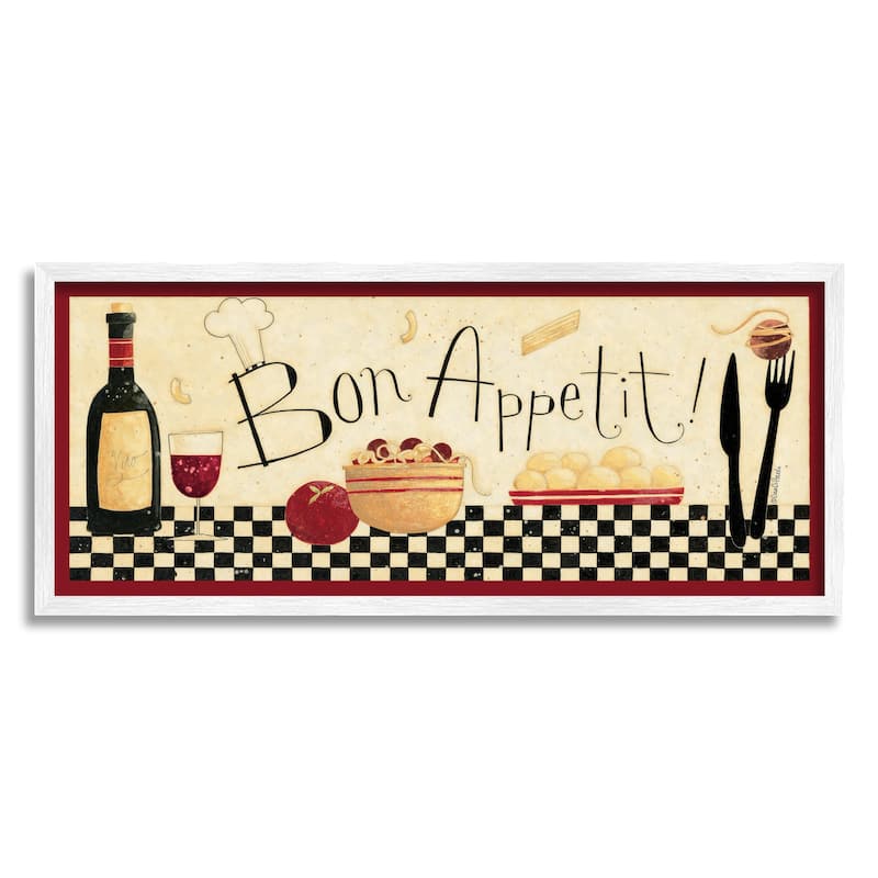 Bon Appetit Kitchen Framed Wall Art - On Sale - Bed Bath & Beyond ...