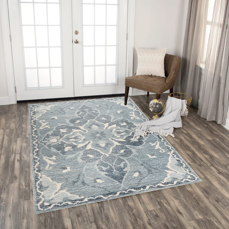Alora Decor Tabatha Brown Hand-tufted Wool Blend Rug